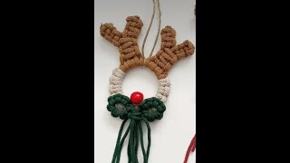 Macrame Workshop  Reindeer [upl. by Killarney]