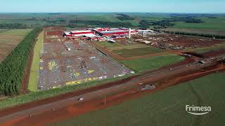 Obra da Frimesa em Assis Chateaubriand PR  março de 2022 [upl. by Ellinad]