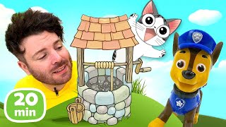 Giocattoli di Paw Patrol si divertono all’asilo di Andrea Avventure dei giocattoli Video per bimbi [upl. by Ahsiekram]