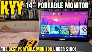 The Best Portable Monitor Under 100  KYY 14” Portable Monitor Review [upl. by Norval276]