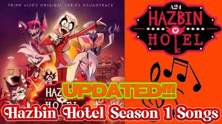 Hazbin Hotel Full Soundtrack  Episodes 18 UPDATED [upl. by Ueik]