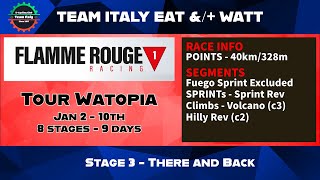 FRR Tour Watopia  Stage 3  There and Back [upl. by Laius589]