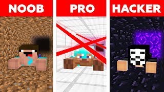 Minecraft PRISON ESCAPE CHALLENGE 🏃‍♂️  Noob vs Pro vs Hacker in Minecraft [upl. by Bernadene]