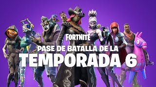 Pase de batalla de la temporada 6 de Fortnite  ¡Ahora con mascotas [upl. by Legra]