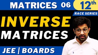 Matrices 06  Inverse Matrices  CLASS 12  JEE  RACE SERIES  Bhannat Maths  Aman Sir Maths [upl. by Aeirdna711]