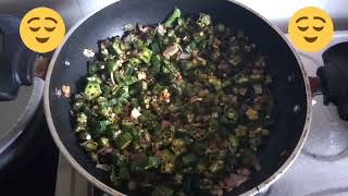 vendakkai poriyal in tamilvendakkai recipeவெண்டைக்காய் பொரியல் [upl. by Siloam]