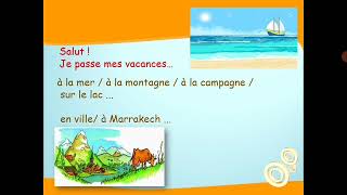 Comment écrire une carte postale de vacances كيف نكتب بطاقة بريدية [upl. by Orodisi]