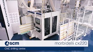 SCM morbidelli cx220  CNC drilling centre [upl. by Orazio]