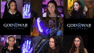 God of War Ragnarok  Kratos Vs Heimdall  Girls Reaction Mashup [upl. by Yeldar]