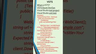 VSTS tutorial for beginnersVSTS Azure DevopsVisual Studio Test ProjectVSTSVS Unit TestDevOps [upl. by Ahseim]