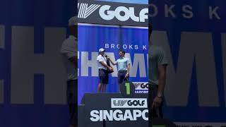 Brooks Koepka Wins LIV Golf Singapore smashgc brookskoepka livgolf [upl. by Pitarys]