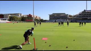 Surrey County Cricket Club take on fielding drills in Cape Town [upl. by Lux]