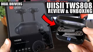 UiiSii TWS808 REVIEW Dual Driver Earbuds Are Really Better [upl. by Barta858]