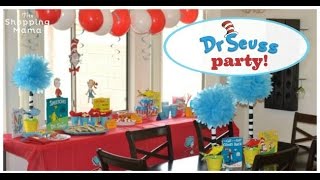 Dr Seuss Themed Party for Kids [upl. by Zurkow963]