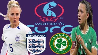 England vs Ireland  womens Euro Qualification [upl. by Ymirej63]