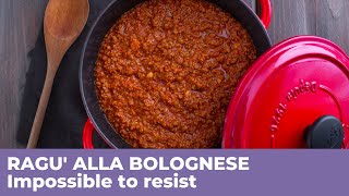 How to prepare RAGU ALLA BOLOGNESE  Traditional Italian recipe [upl. by Haidabez589]