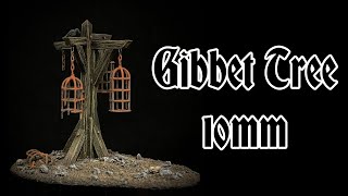 Making of a Gibbet Tree scatter terrain 10mm [upl. by Kellen]