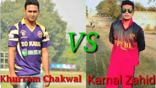 Khurram Chakwal vs karnal Zahid  28 runs in a over  3 sixes to karnal Zahid [upl. by Pickar]