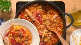 🥘 Paella de marisco  Recetas Nestlé Cocina [upl. by Kcinnay466]