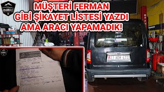 BU ARABA TAM BİR YÜRÜYEN MASRAF Ford Connect 18 90 HP Motor Turbo  InterCooler Yağ Bakımı [upl. by Uchida]