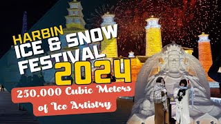 Harbin Ice amp Snow Festival 2024 A Frozen Wonderland Unveiled [upl. by Notsyrb370]