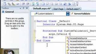 Validating ASPNET CheckBox and similar controls [upl. by Lledniw492]