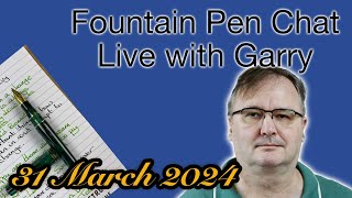 Garry Live  Fountain Pen chat  more [upl. by Opportina]