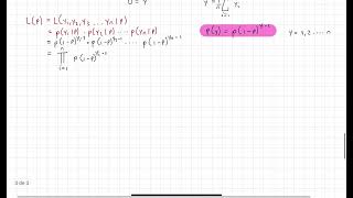 Estimador suficiente para una distribución geométrica [upl. by Vasili269]