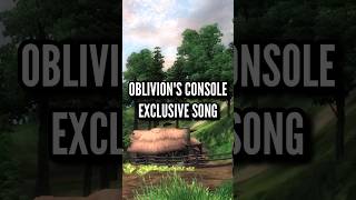 OBLIVIONS CONSOLE EXCLUSIVE SONG  Elder Scrolls Facts elderscrolls skyrim oblivion shorts [upl. by Chilton]