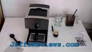 Capresso EC50 Stainless Steel Espresso amp Cappuccino Machine [upl. by Eeldarb]