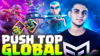 SUBINDO NO TOP GLOBAL  CLASH ROYALE [upl. by Idola434]