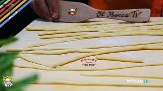 401  Pici fatti in casace lha chiesti anche la NASA antica pasta tipica toscana fatta a mano [upl. by Ewall]