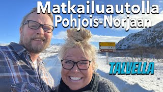 Matkailuautolla talvella Pohjois Norjaan  Esittely HD 1080p [upl. by Nyladam]