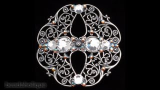 How to Make a Filigree and Rhinestone Hair Barrette [upl. by O'Callaghan]