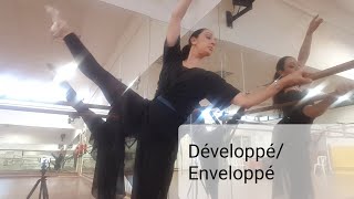 Développé e enveloppé  dicas de Ballet [upl. by Kraska85]