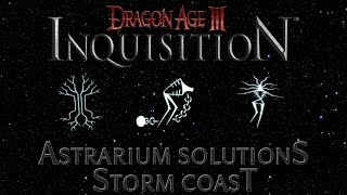 Dragon Age Inquisition  How To Solve Astrarium  Storm Coast [upl. by Karwan263]