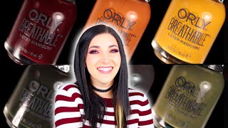 Orly Spice It Up Fall Winter 2023 Breathable Nail Polish Swatches  KELLI MARISSA [upl. by Nauqan849]