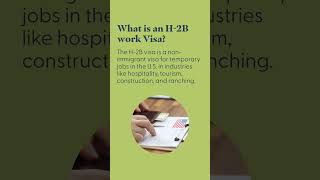 Planning to work in the US Learn how to get an H2B work visa [upl. by Cadmann]