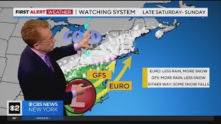 First Alert Weather Tracking a possible weekend snowstorm [upl. by Missi915]