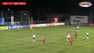 Freundschaftliches U18Länderspiel Österreich vs Georgien [upl. by Naeerb]