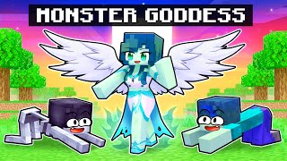 Playing as a MONSTER GODDESS in Minecraft [upl. by Calesta]