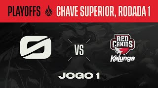 CBLOL 2024 1ª Etapa  Playoffs  RED Kalunga x LOS Jogo 1 [upl. by Ailegna]