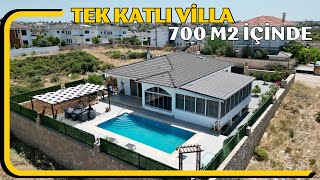 ‼️Satıldı‼️Tek Katlı Muhteşem Villa 700 m2 Arsa İçinde Kış Bahçeli E257 [upl. by Aseral]