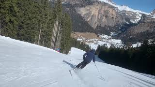 Pista nera del Ciampinoi a Selva di Val Gardena [upl. by Donni]