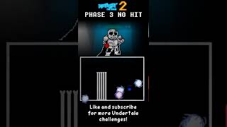 I Beat Distrust Sans Phase 3 Without Taking Any Damage undertale challenge [upl. by Ecirp]