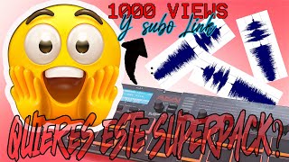 1000 VISITAS Y SUBO ESTE SUPERPACK [upl. by Eiddal]