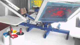 41 42 Screen Printing Press Function amp Operation Introduction [upl. by Yelats]