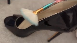 Hair Trim Trim and Patent Heel Brushing at End ASMR 🧜‍♀️👠 [upl. by Yve]