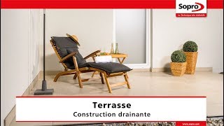 Terrasse  Construction drainante [upl. by Anih90]