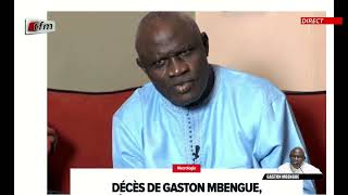 Témoignage de Boy Niang  Nécrologie  Dcès de Gaston Mbengue [upl. by Aliled]